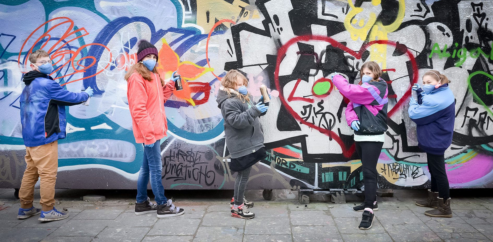 Graffiti-Prävention in der Frankfurter Naxos-Halle